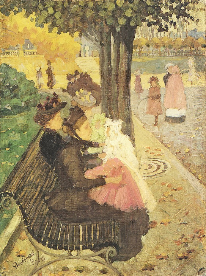 The Tuileries Gardens, Paris by Maurice Prendergast