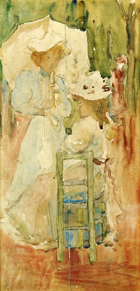 Two Women in a Park by Maurice Prendergast