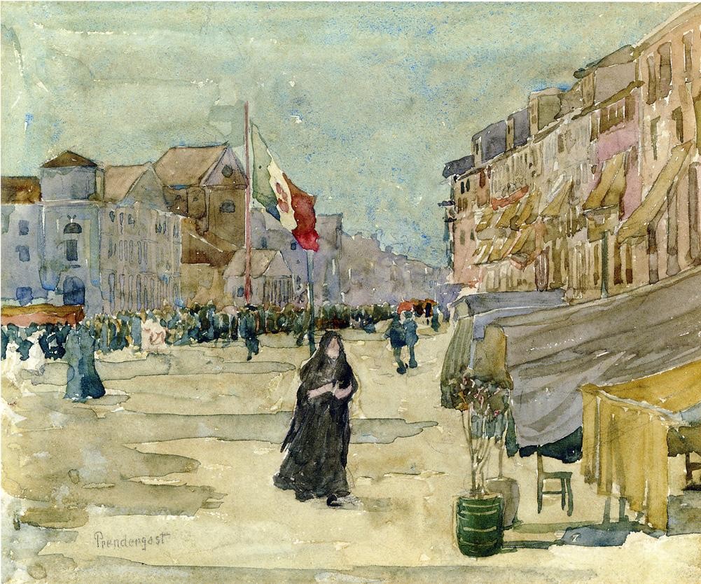 Venetian Scene by Maurice Prendergast