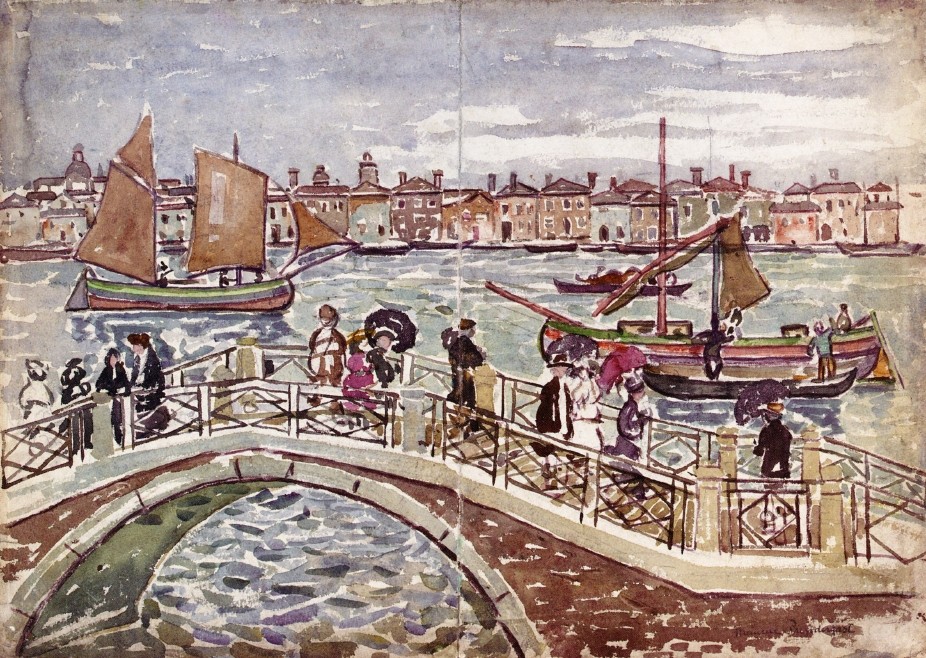 View of Venice (also known as Giudecca from The Zattere) by Maurice Prendergast