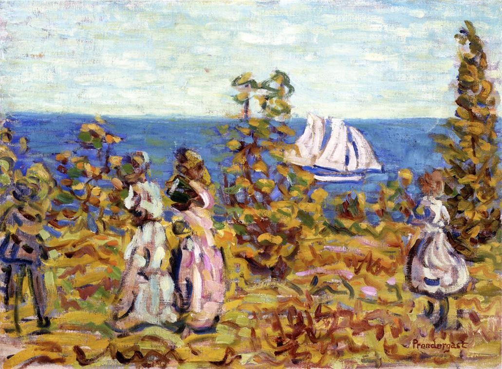 Viewing the Sailboat by Maurice Prendergast