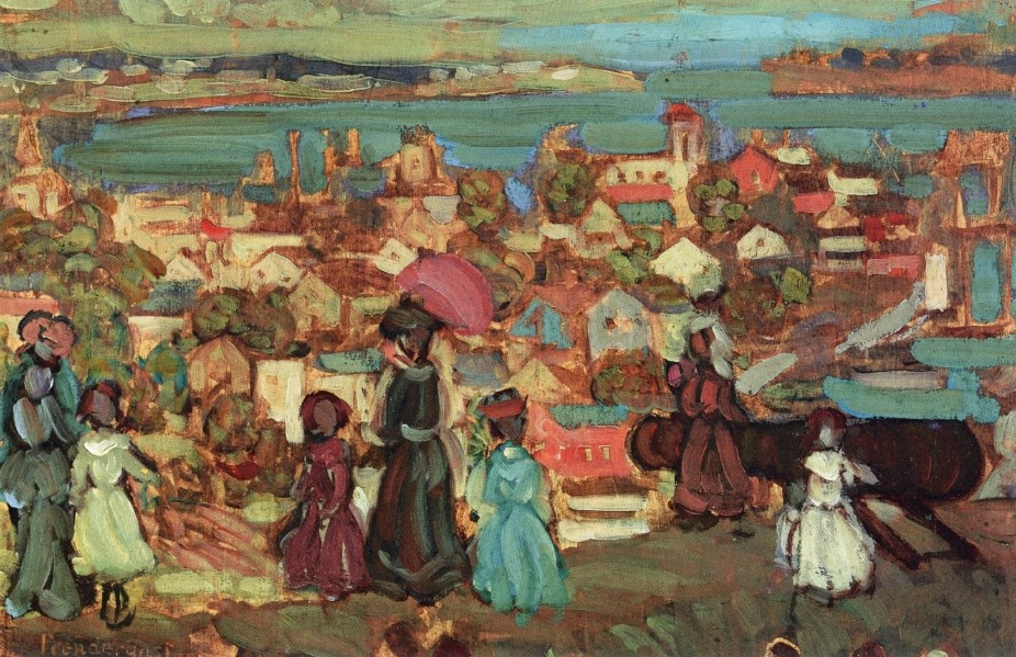 Village by the Sea by Maurice Prendergast