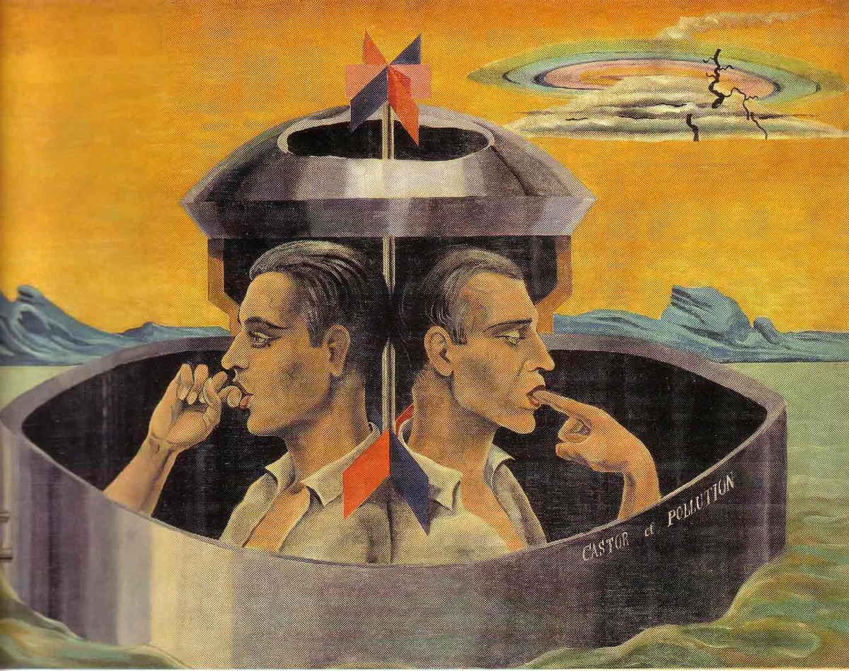 Castor and Pollution by Max Ernst
