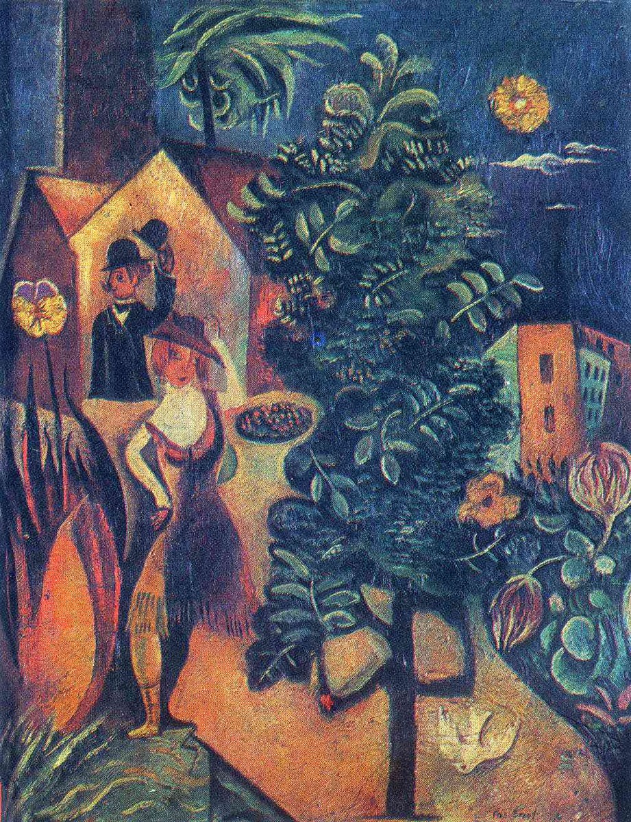 Hat in Hand, Hat on Head by Max Ernst