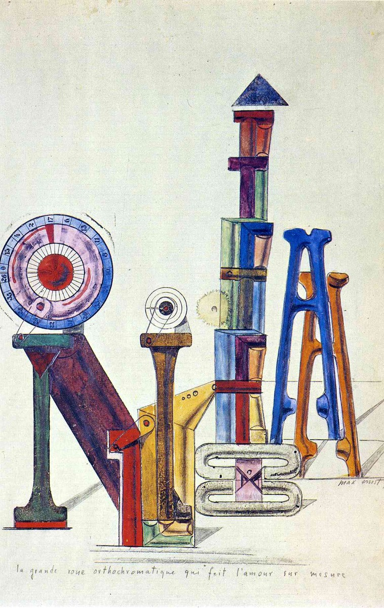 La Grande Roue Orthochromatique… by Max Ernst