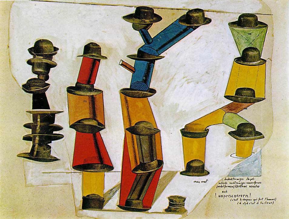 The hat makes the man by Max Ernst