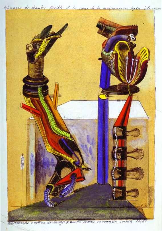 The slug room by Max Ernst
