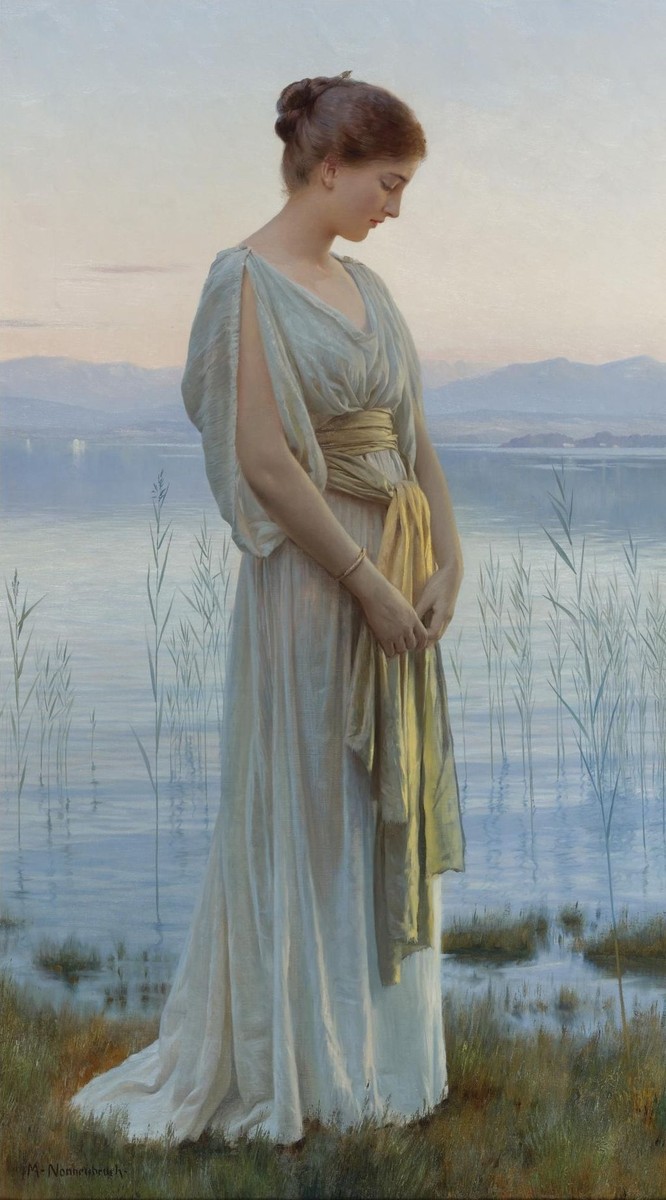 Evening by the Lake by Max Nonnenbruch