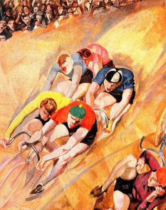 Six-day race by Max Oppenheimer