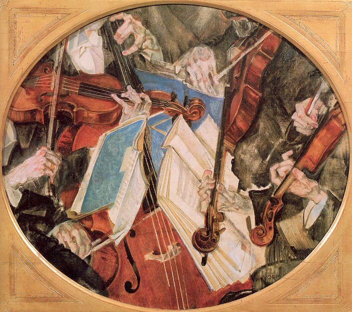 The Klinger Quartet by Max Oppenheimer