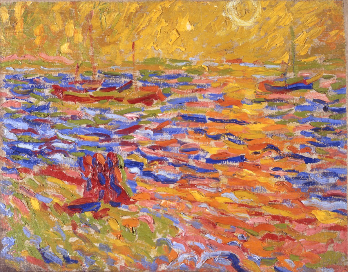 Flusslandschaft by Max Pechstein