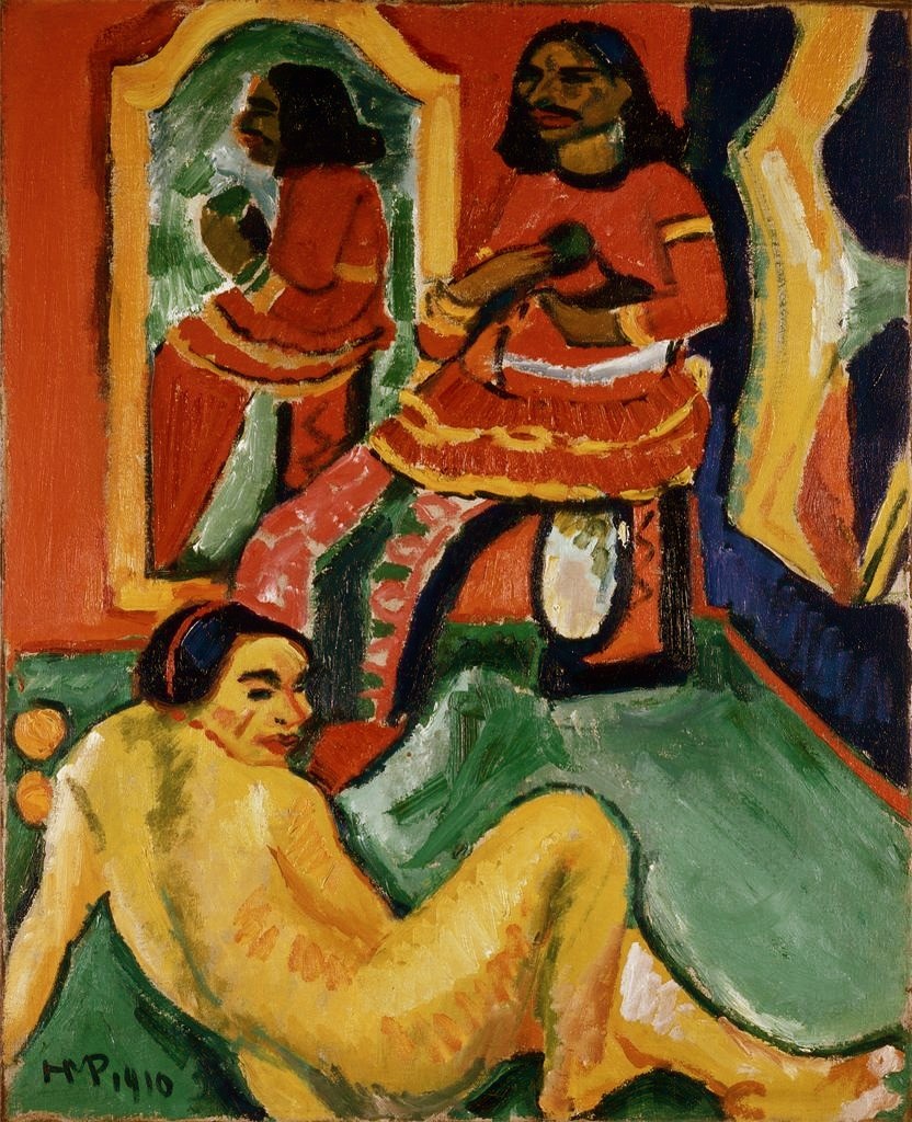 Indian and Woman by Max Pechstein