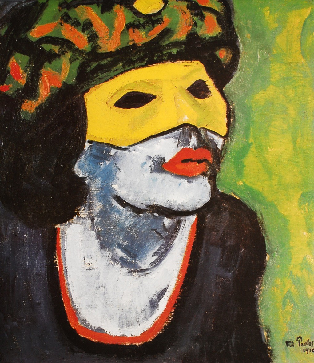 The Masked Woman by Max Pechstein
