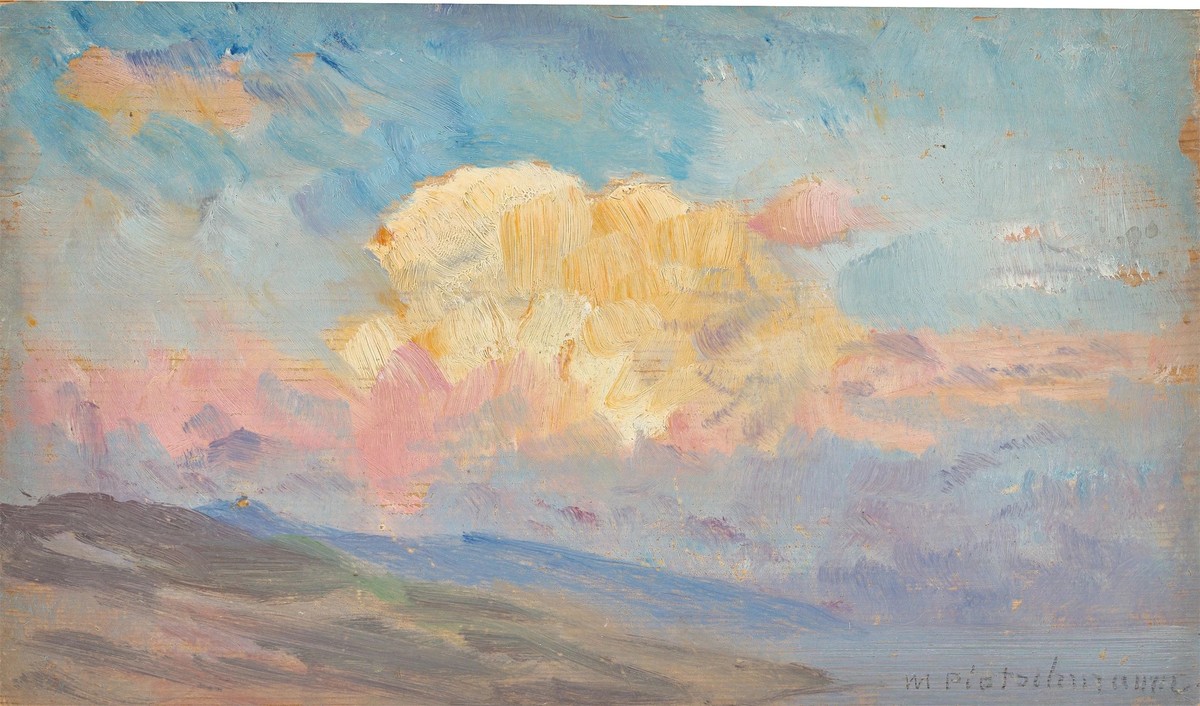 Evening clouds by Max Pietschmann