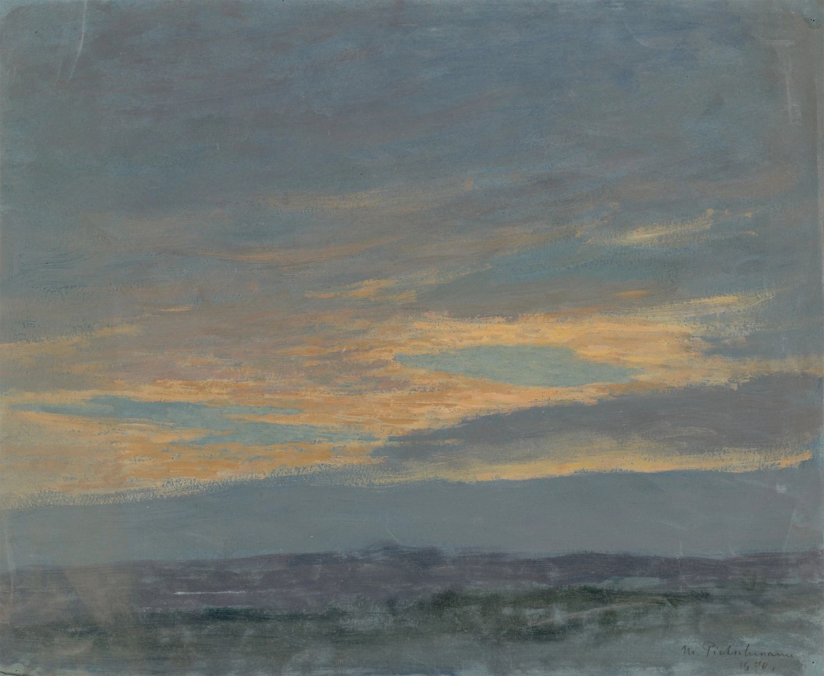 Evening sky by Max Pietschmann