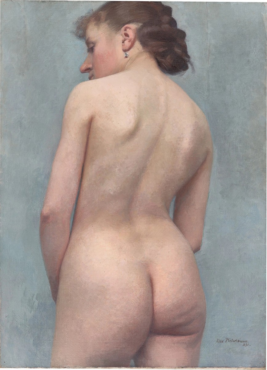 Female Nude Seen from the Back by Max Pietschmann