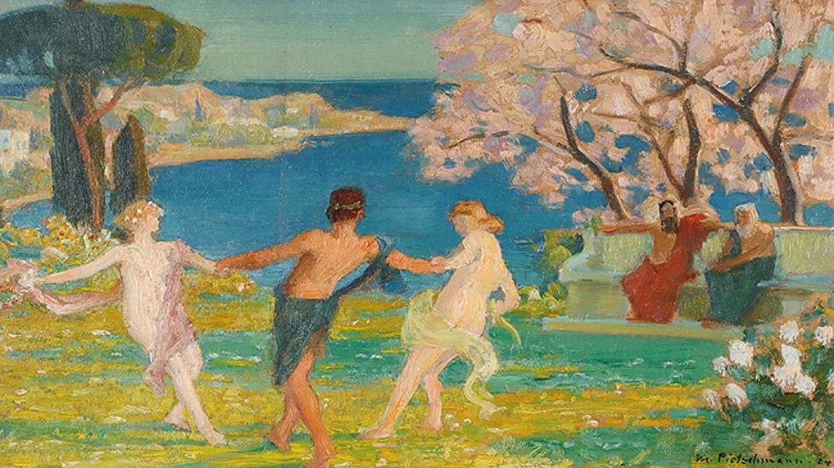 Spring round dance by Max Pietschmann