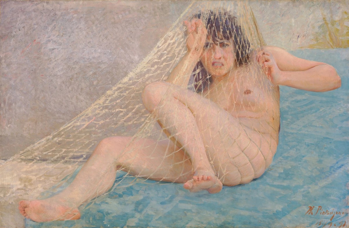 Study for the painting The fishing expedition of Polyphemus by Max Pietschmann