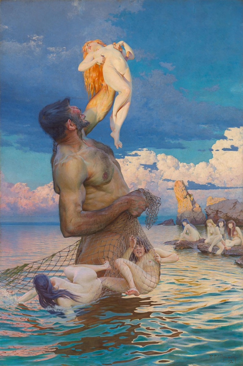 The fishing expedition of Polyphemus by Max Pietschmann