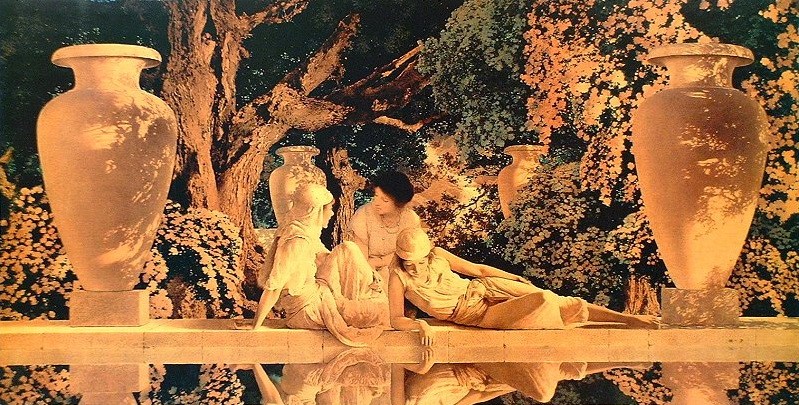 Garden of Allah by Maxfield Parrish