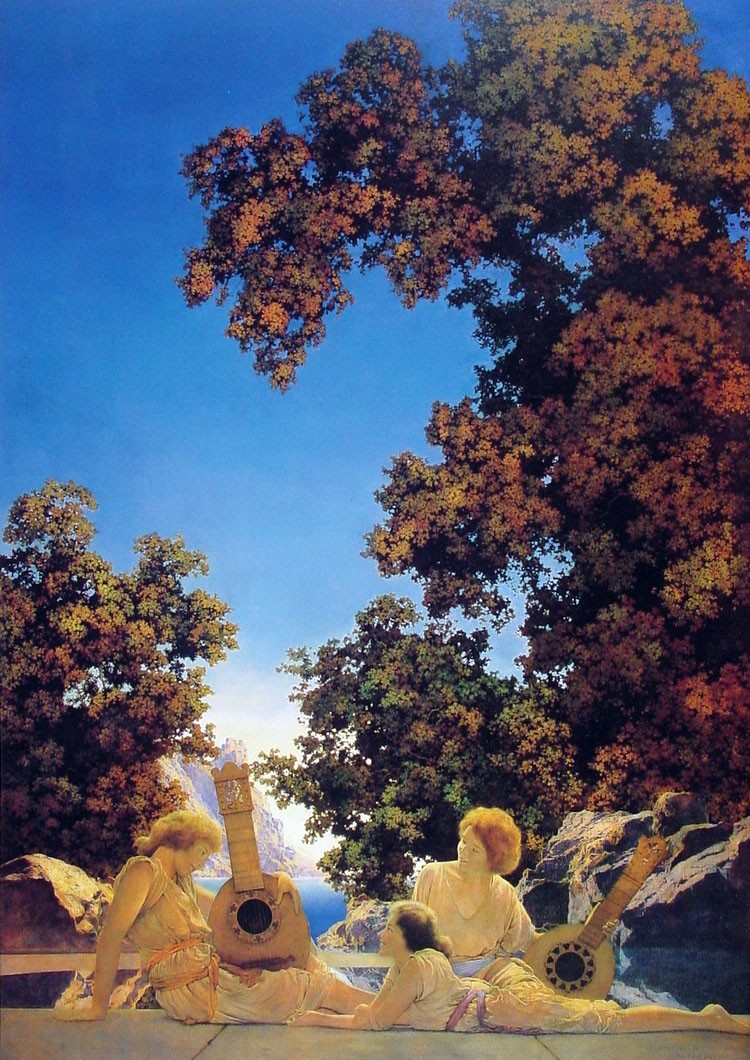 Interlude by Maxfield Parrish