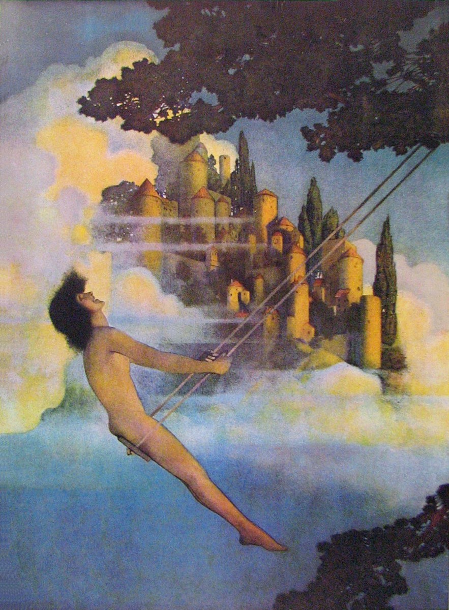 The Dinky Bird by Maxfield Parrish