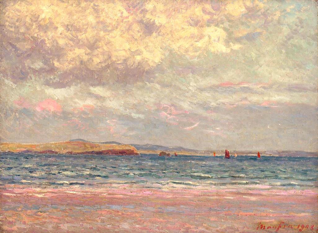 Evening, Morgat Beach by Maxime Maufra