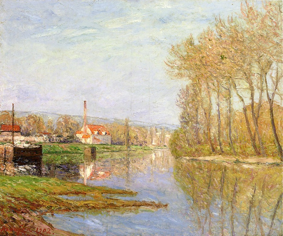 March Sunlight, Port-Marly by Maxime Maufra