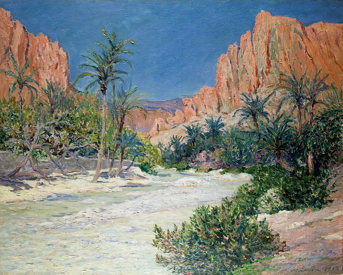 Morning in the Oasis of Alkantra by Maxime Maufra