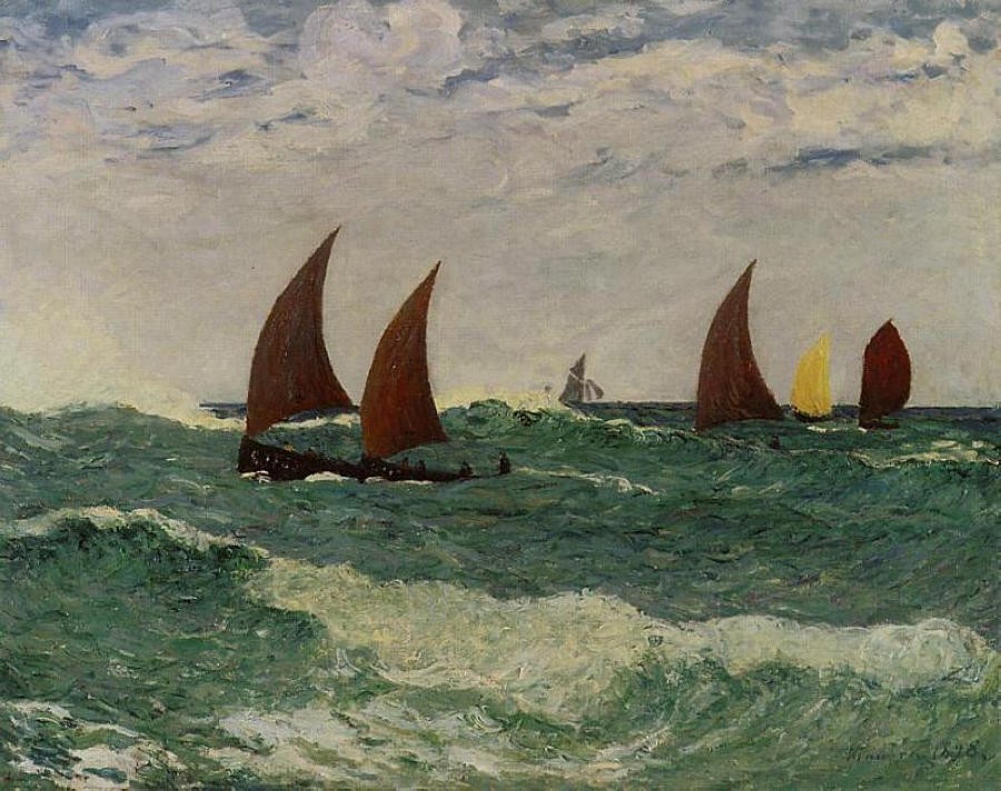 Passing through the Bar by Maxime Maufra