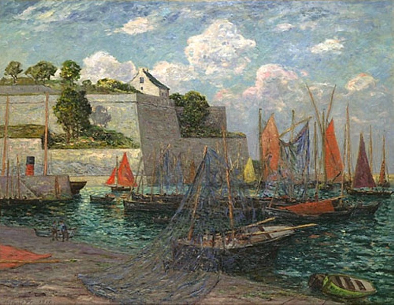 Port castle of Belle-Ile by Maxime Maufra