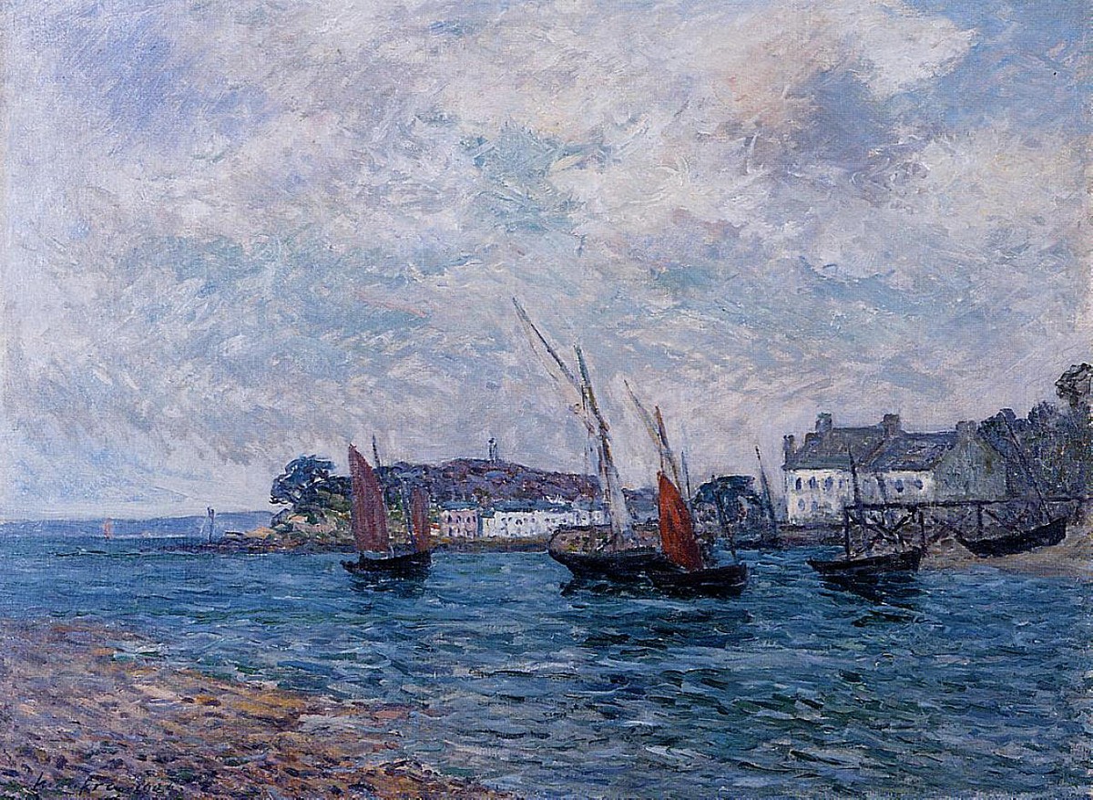 Reentering Port at Douarnenez (Finistere) by Maxime Maufra