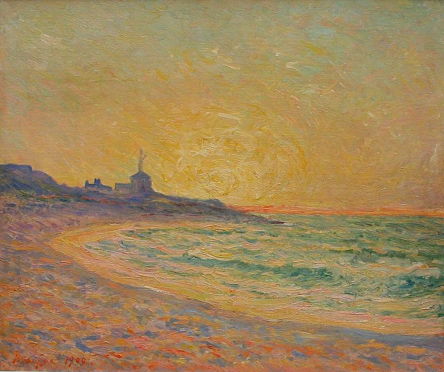Semaphore of the Beg-Meil, Brittany by Maxime Maufra