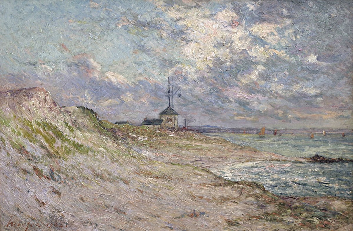 Semaphore of the Beg-Meil, Brittany by Maxime Maufra