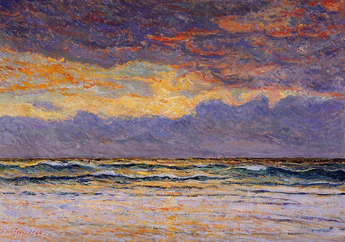 Sunset - Morgat by Maxime Maufra