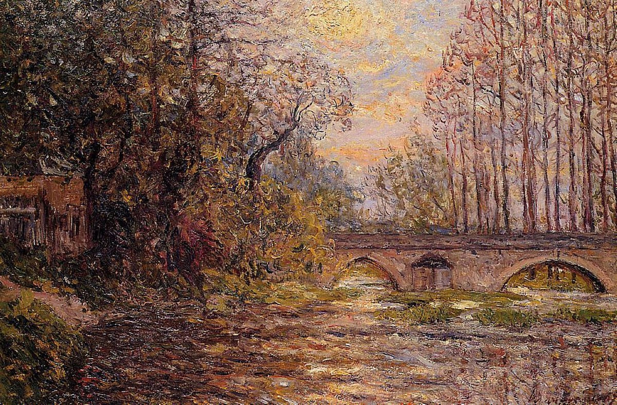 Sunset on the Loire by Maxime Maufra