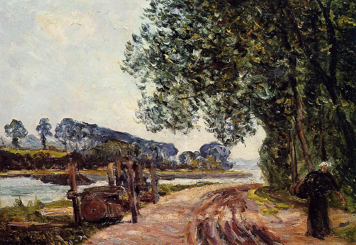 The Banks of the River Auray by Maxime Maufra