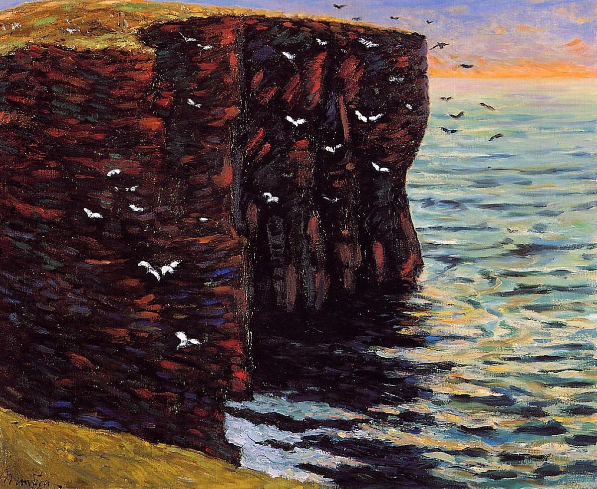 The Black Cliffs at Thurso by Maxime Maufra