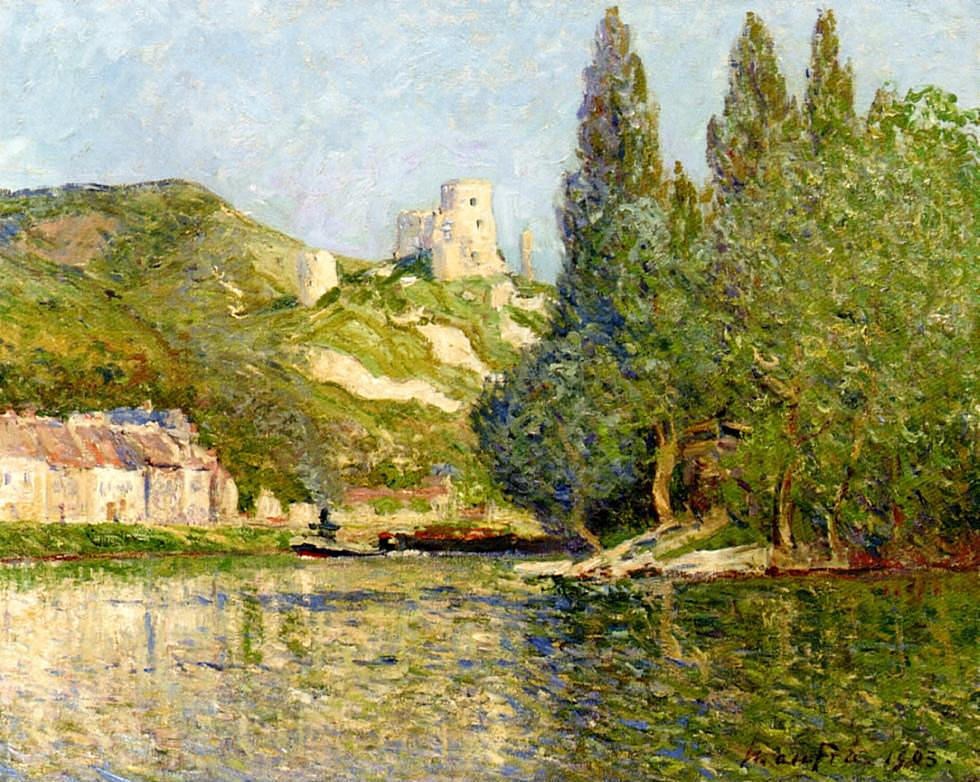 The castle Gaillard by Maxime Maufra