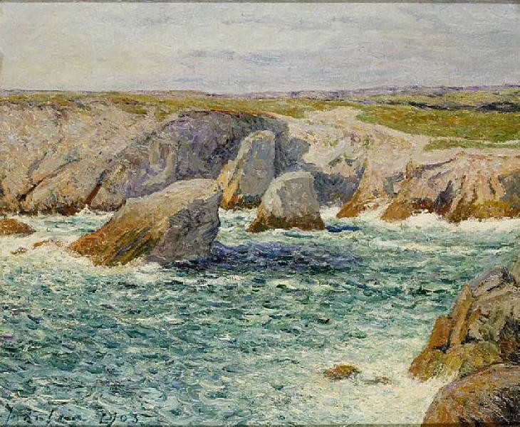 The creek shore of Quibero by Maxime Maufra