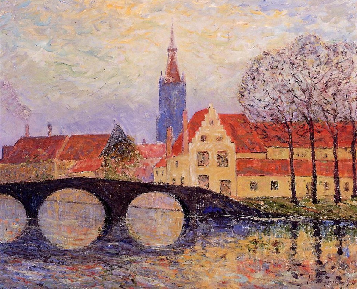 The Leguenay Bridge by Maxime Maufra
