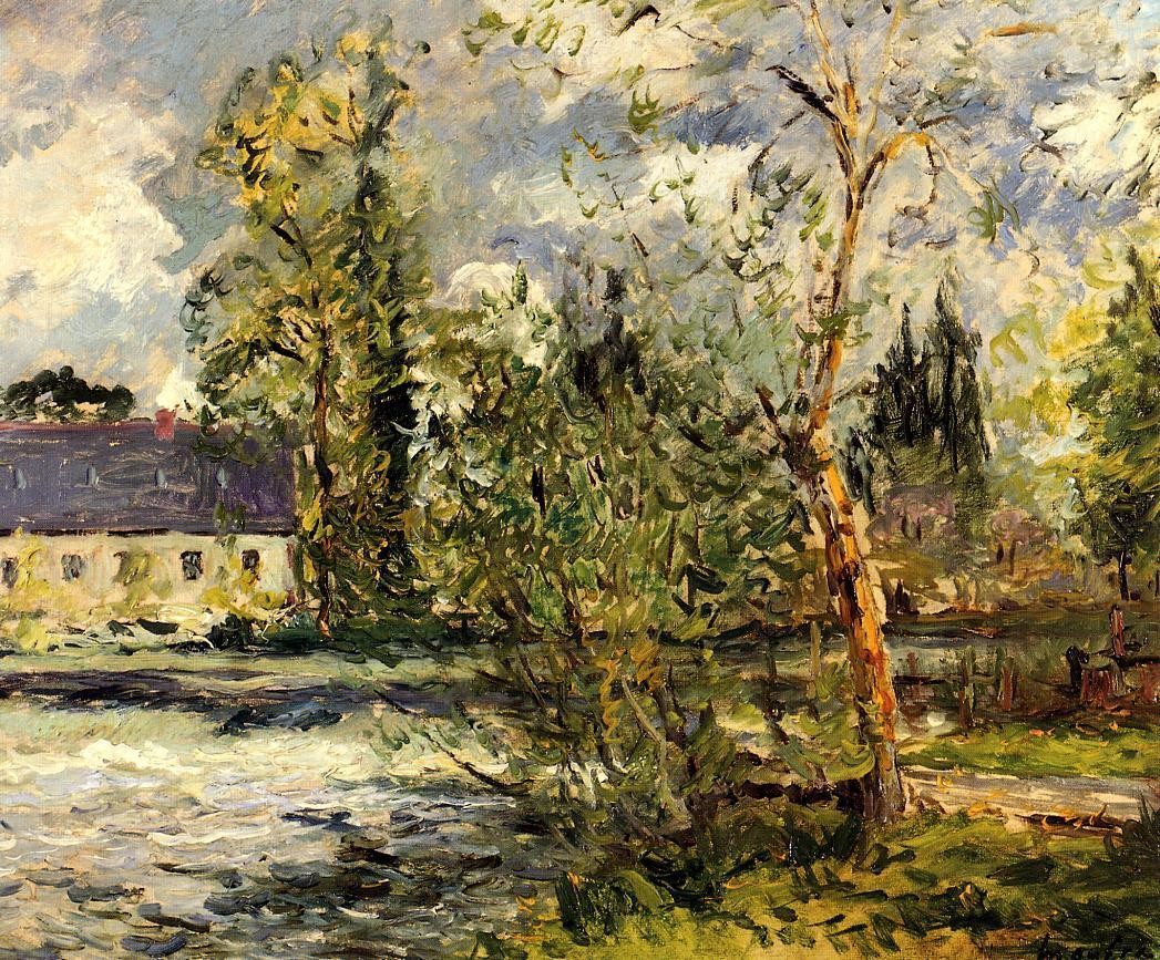 The Ponce Paper Factory on the Edge of the Sathe Woods by Maxime Maufra