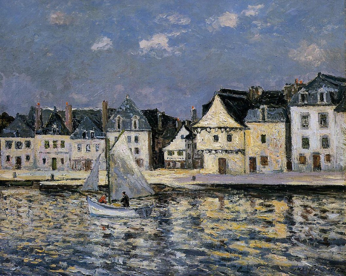 The Port of Saint Goustan by Maxime Maufra