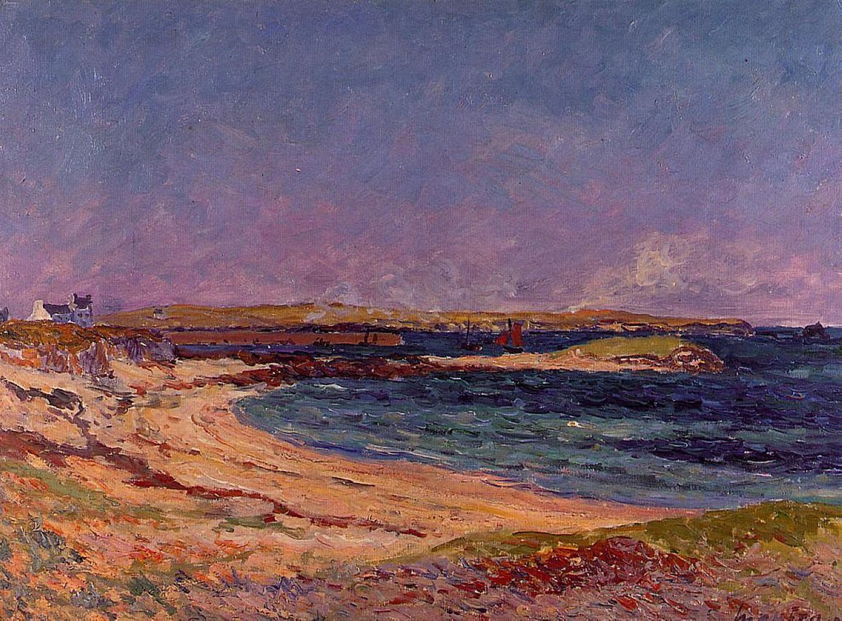 The Portivy Beach by Maxime Maufra