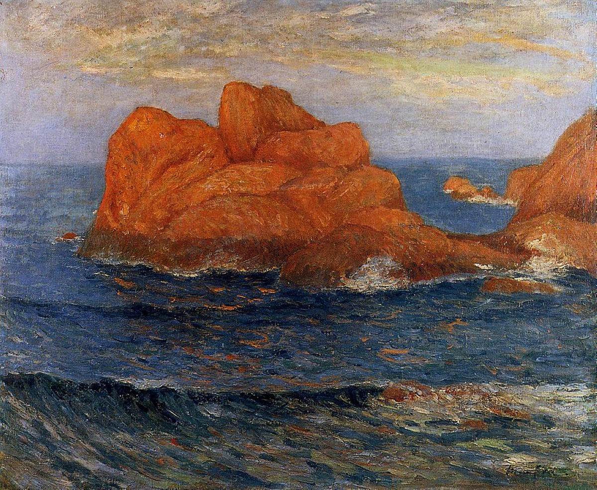 The Red Rocks at Belle Ile by Maxime Maufra