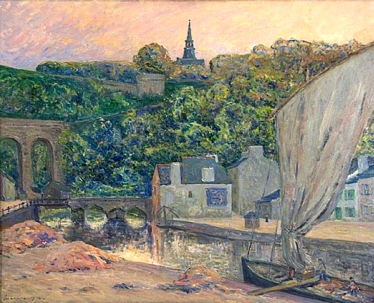 The River Rance at Dinard by Maxime Maufra