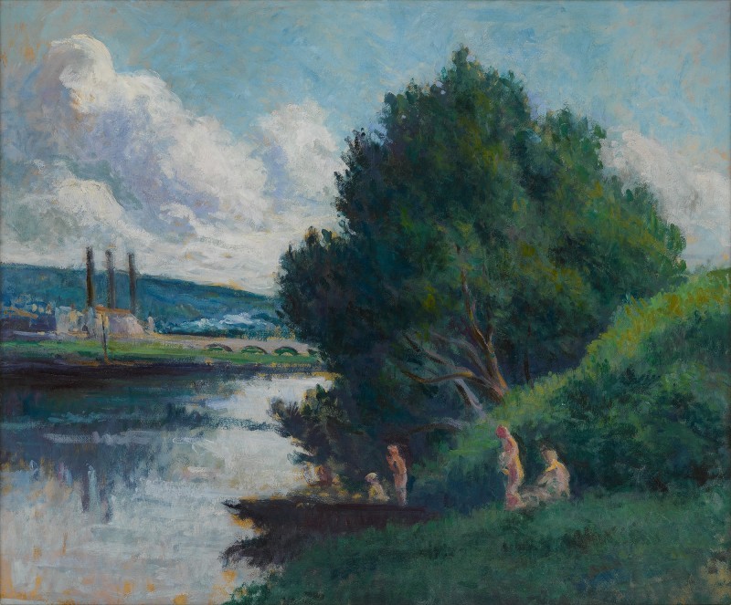 Bords De Seine by Maximilien Luce