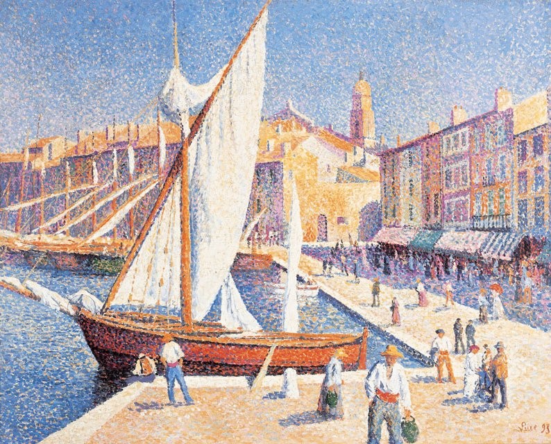 Le Port de Saint-Tropez by Maximilien Luce