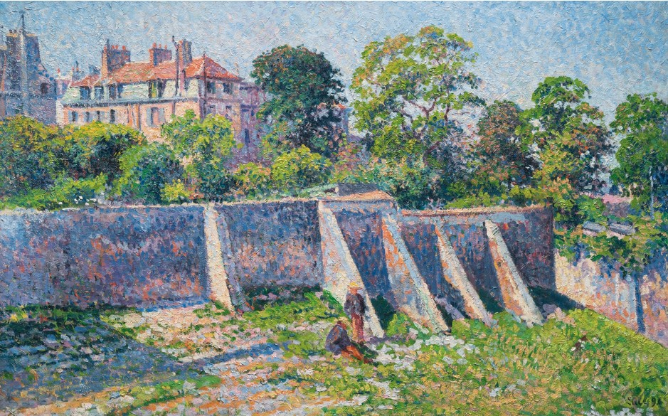 Montmartre, La Rue Des Saules by Maximilien Luce