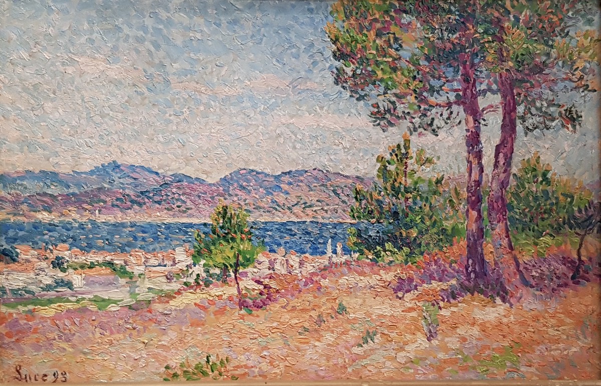 Paysage à Saint-Tropez by Maximilien Luce